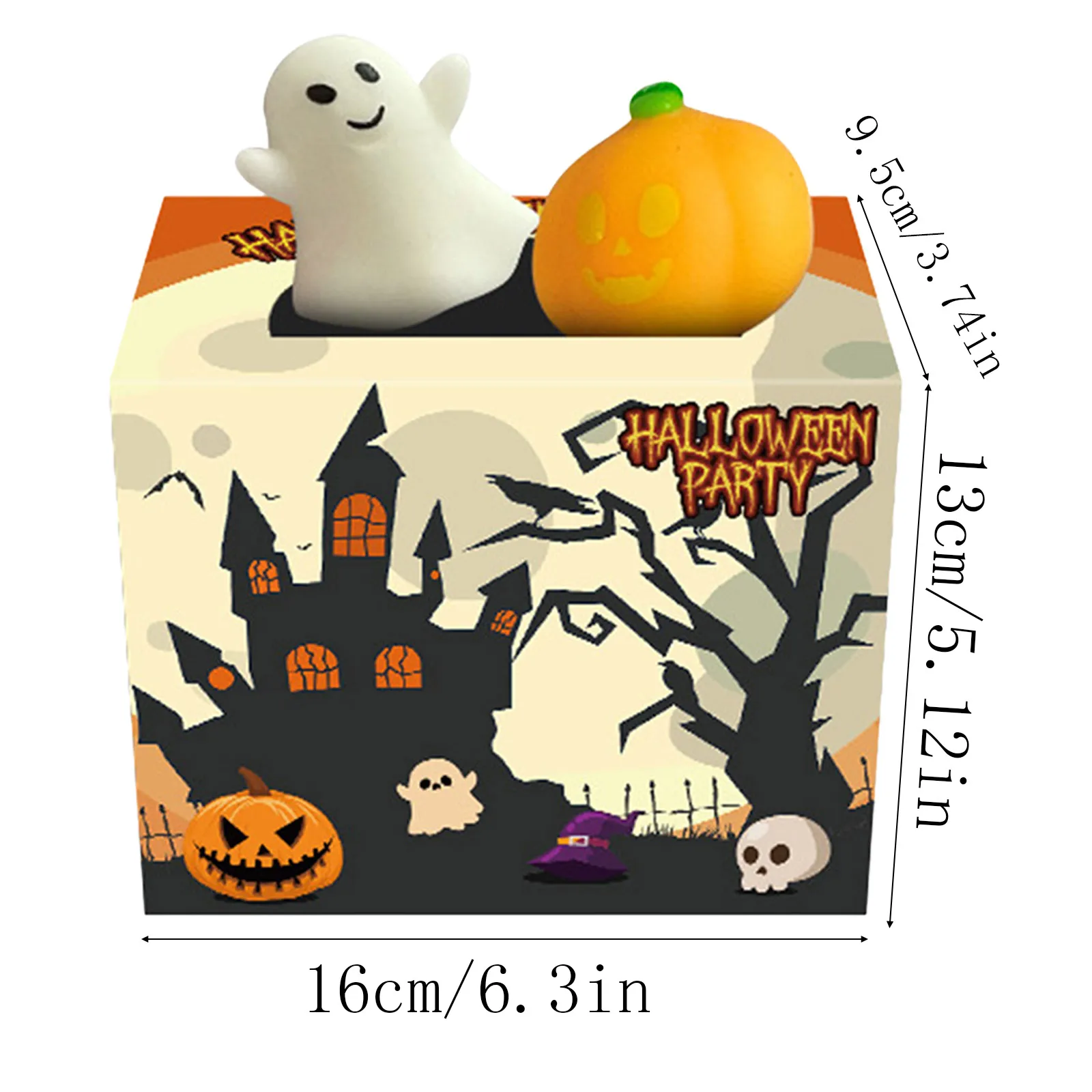 Bubble poussoir 24 ou 36 pièces de jouets d'Halloween doux avec 12 personnages d'Halloween citrouille Surprise Halloween prospector