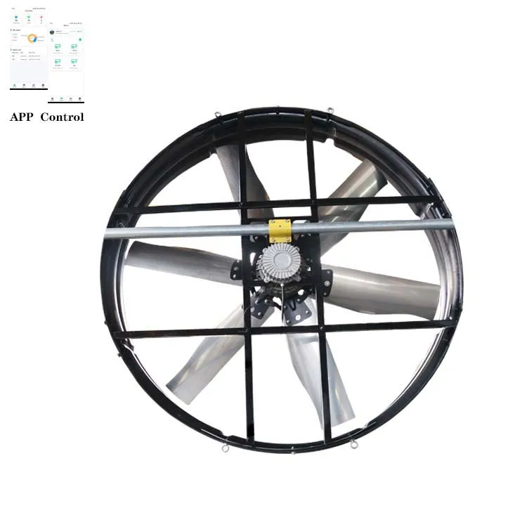 114 Inch Large Poultry Farm Fan Wall-Mounted Axial Flow Low Noise Industrial Fan for Warehouse