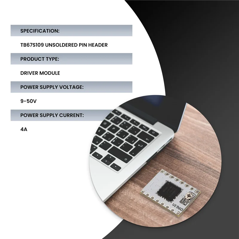 Driver Module TB67S109 Stepper Motor Driver Module 4A Current Driveable 42/57 Motor Module-ABIU