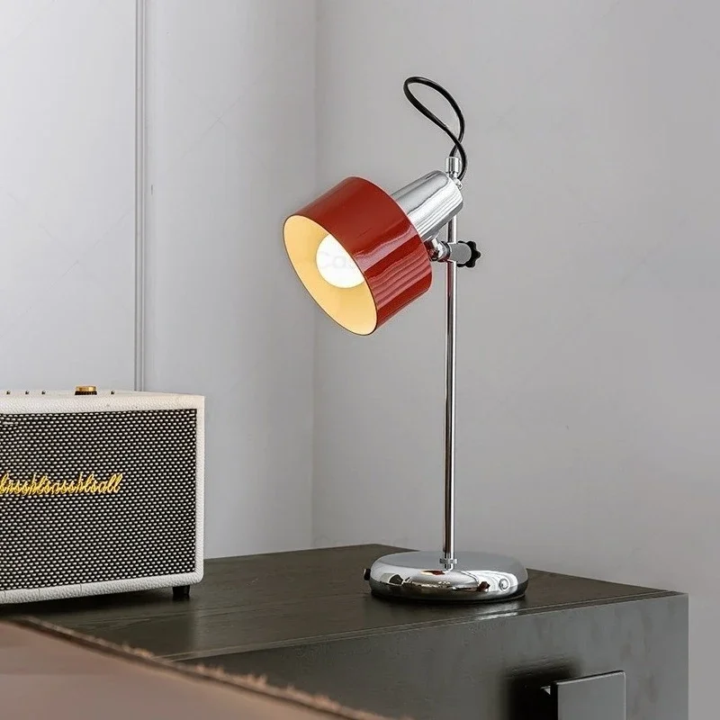 

Simple lifting bedside lamp Bauhaus living room bedroom bedside decoration, retro desk lamp
