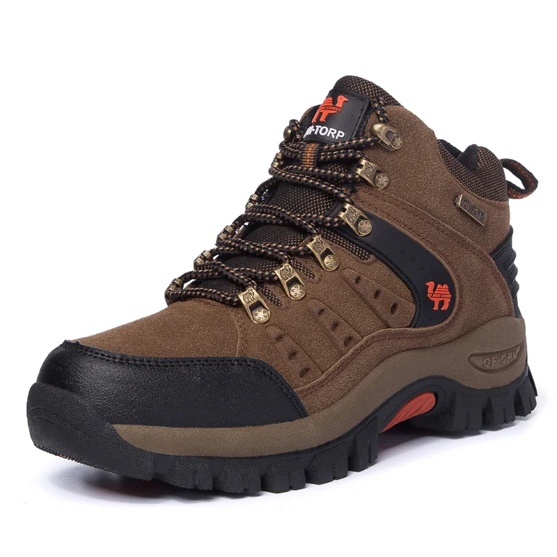 Scarponi da trekking all\'aperto di grandi dimensioni Uomo Donna Moda antiscivolo Stringate Arrampicata Sneakers invernali Stivali da trekking da