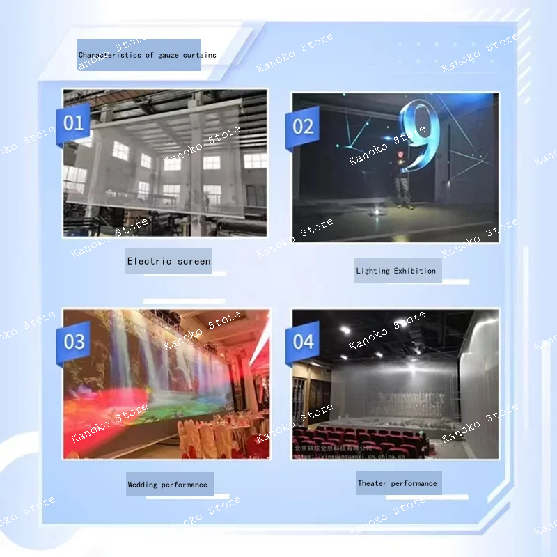 電動ステージ投影スクリーン、壁掛けリモコン昇降スクリーン、ホログラフィックスクリーン特注品