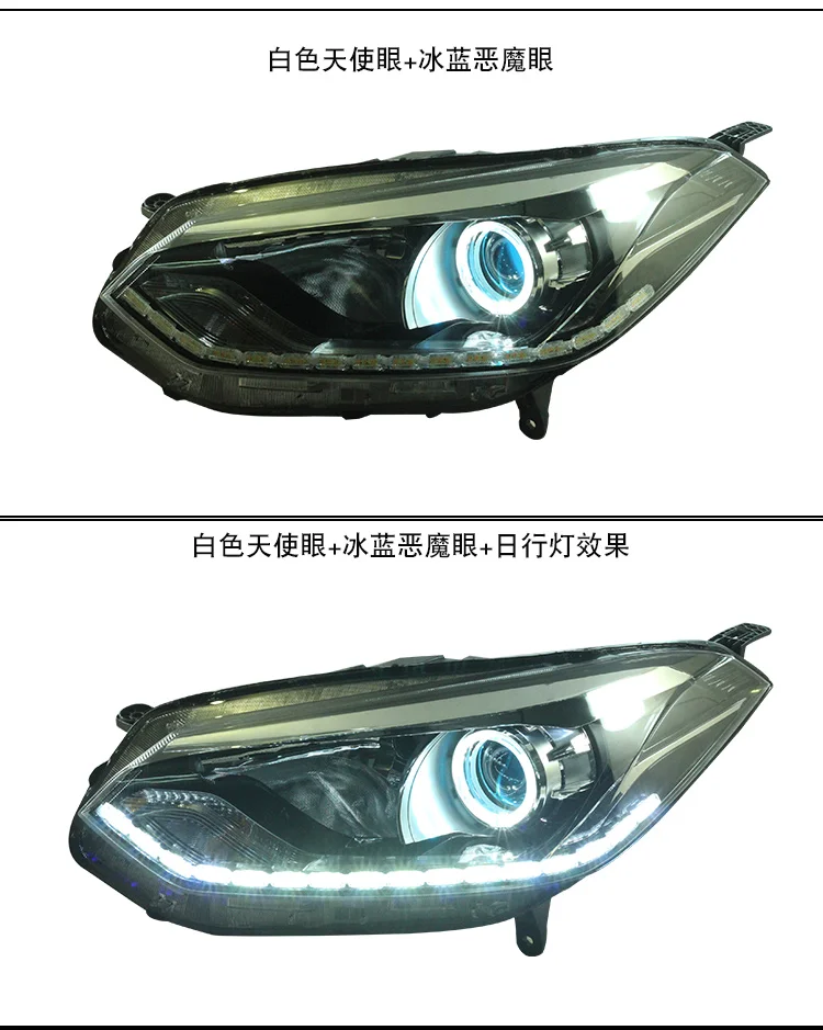 car bumper headlamp for MG GS headlight with projector lens 2015~2019y car accessories head lamp MG GS fog lamp