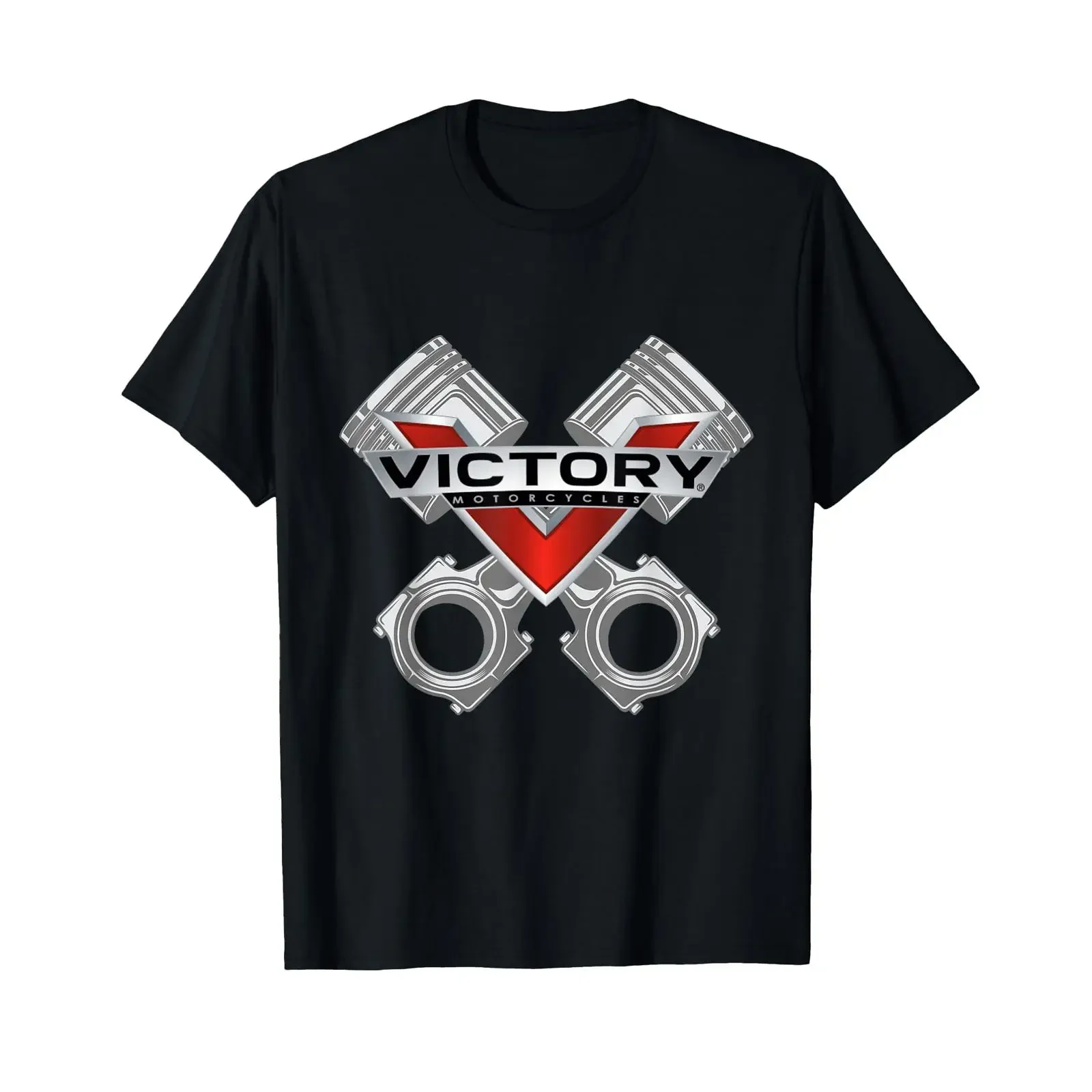 Victory Piston Style T Shirt vintage Washed Comfortable Unisex streetwear Casual Stretched Soft Breathable Versatile