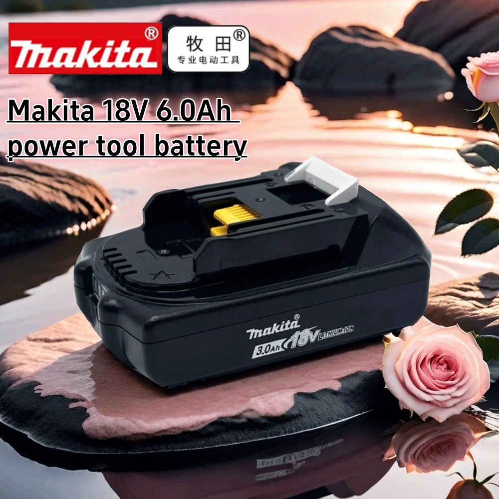 

3.0ah 18v Makita battery and charger BL1860 BL1850B BL1850 BL1840 Replaced with Makita 18650 3000mAh power tool battery