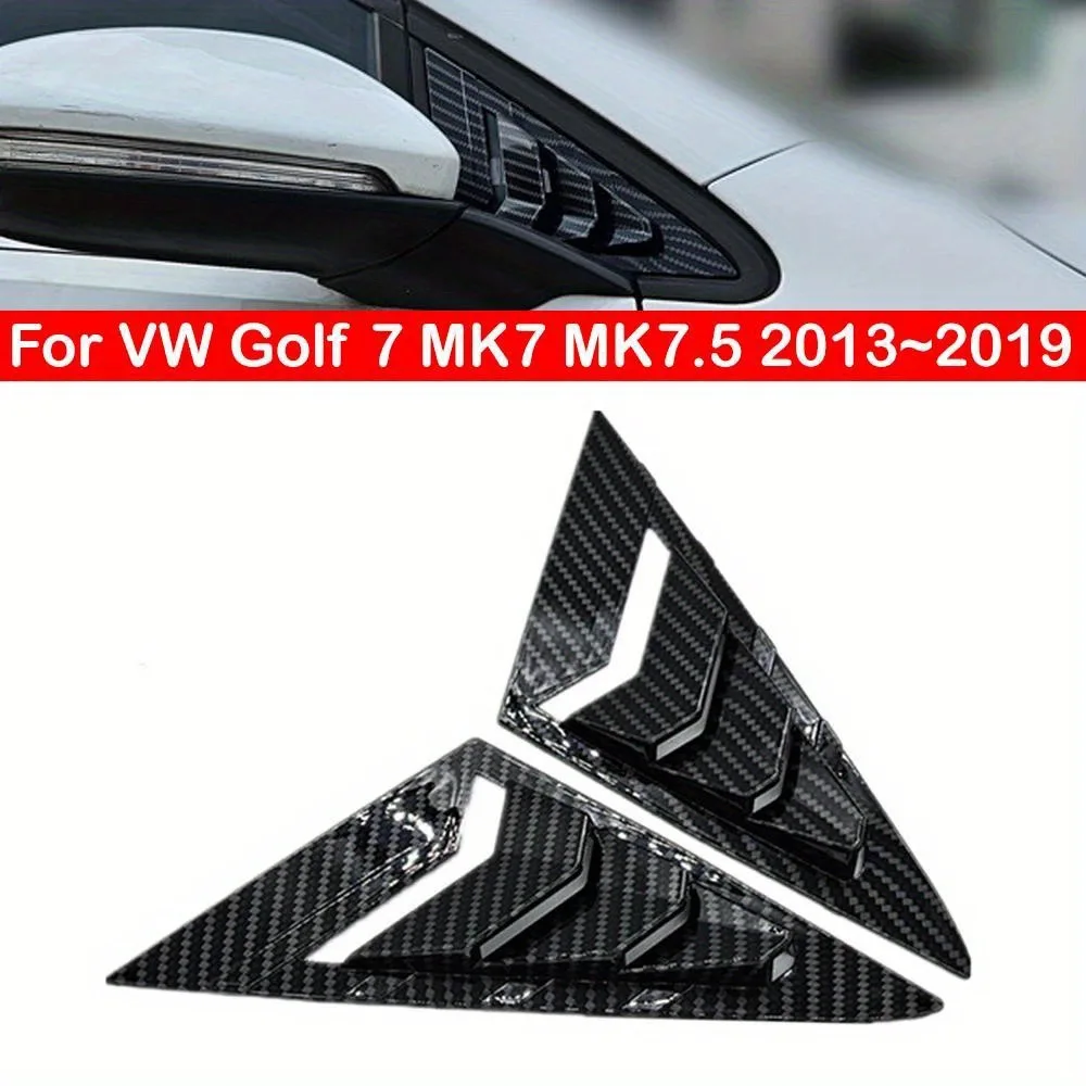 

Carbon Fiber Front Triangle Window Blinds for VW Golf 7 MK7/MK7.5 (2013-2019) - Stylish Trendy Interior Modification Accessory