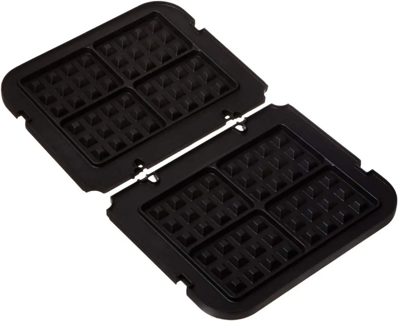 

Electric Griddler with Dual Waffle Plates for Perfect Breakfast Creations, Compact Design for Easy Storage and Use