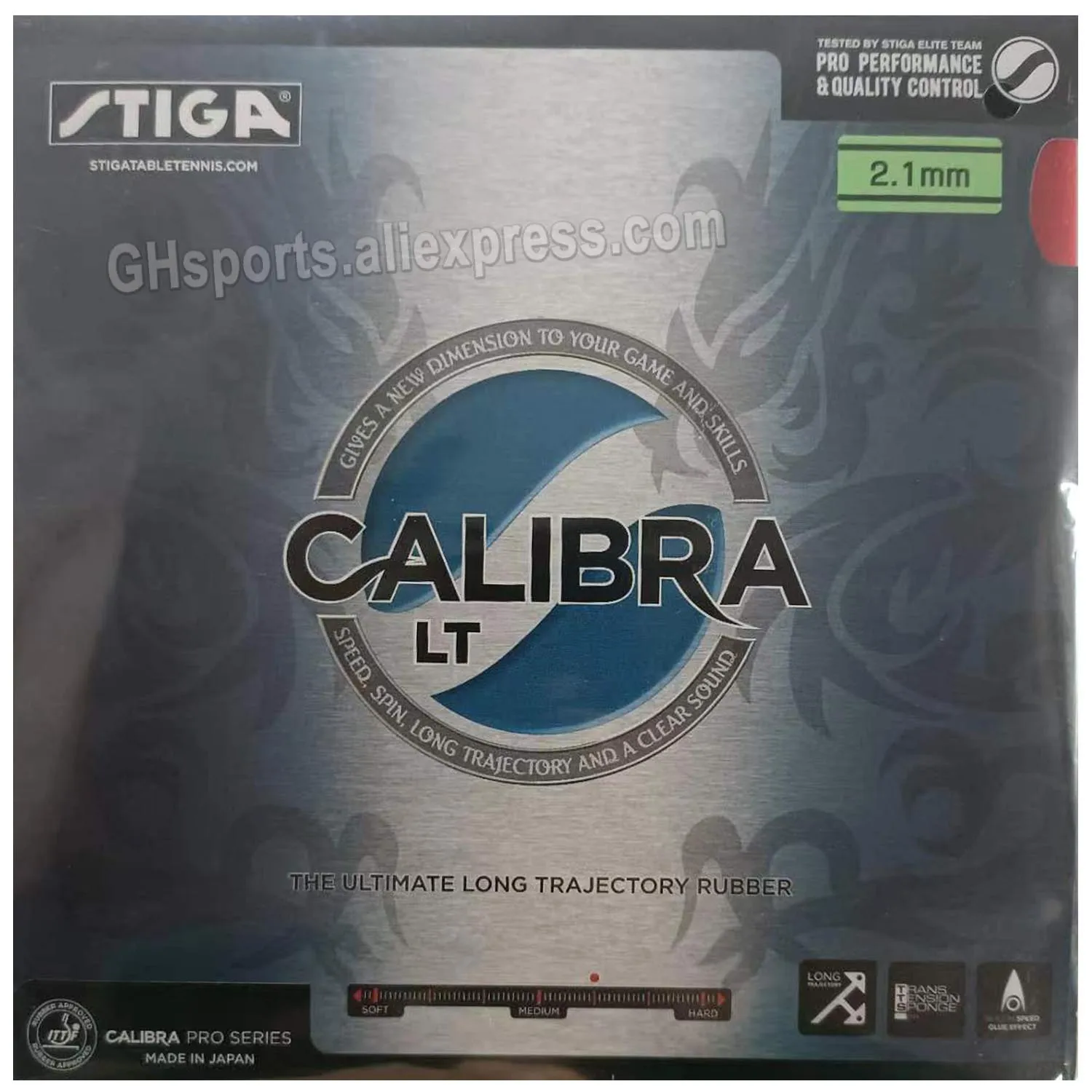 

STIGA CALIBRA LT прыщи в настольном теннисе резиновая пинг-понг быстрая атака с петлей guo