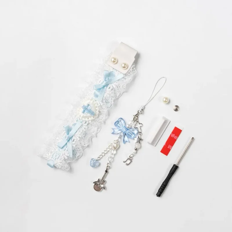 Lace Keyboard Ribbon Cute Customized Decoration For Mechanical Keyboard Lace Pendant Made68 Wooting Universal Accessories