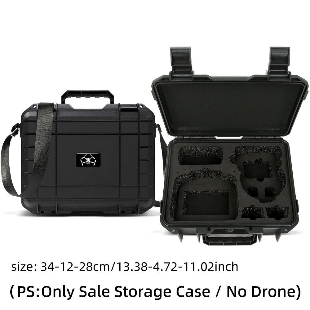 

Portable Hard Waterproof Case for DJI Flip Fly More Combo,Stores 7 Batteries,RC 2/RC-N3 Remote Control and Other Accessories