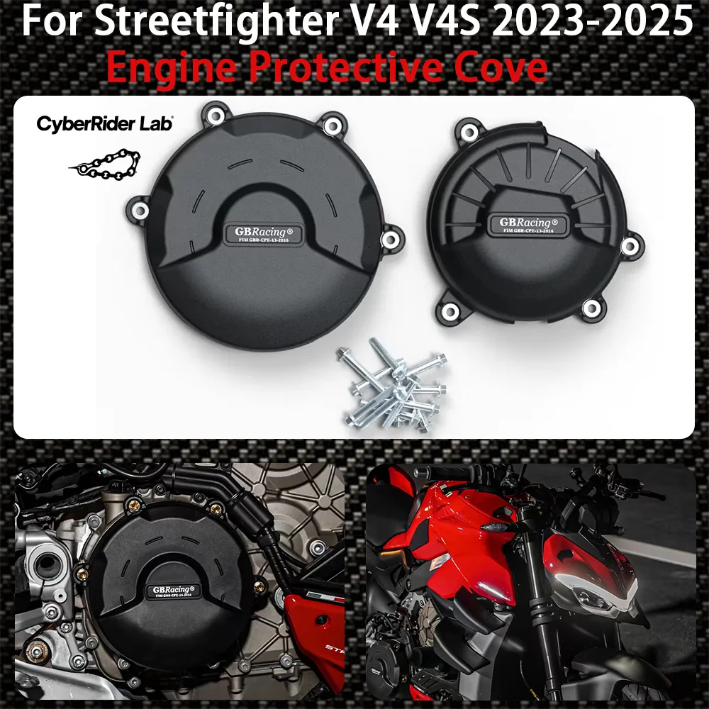 

Защитный чехол двигателя V4 для Ducati Streetfighter V4 S V4S 2023 2024 2025, устройство защиты от падения мотоцикла