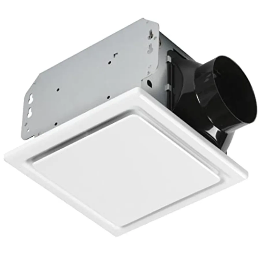 

Homewerks 7140-80 Bathroom Fan Ceiling Mount Exhaust Ventilation 1.5 Sones 80 CFM White