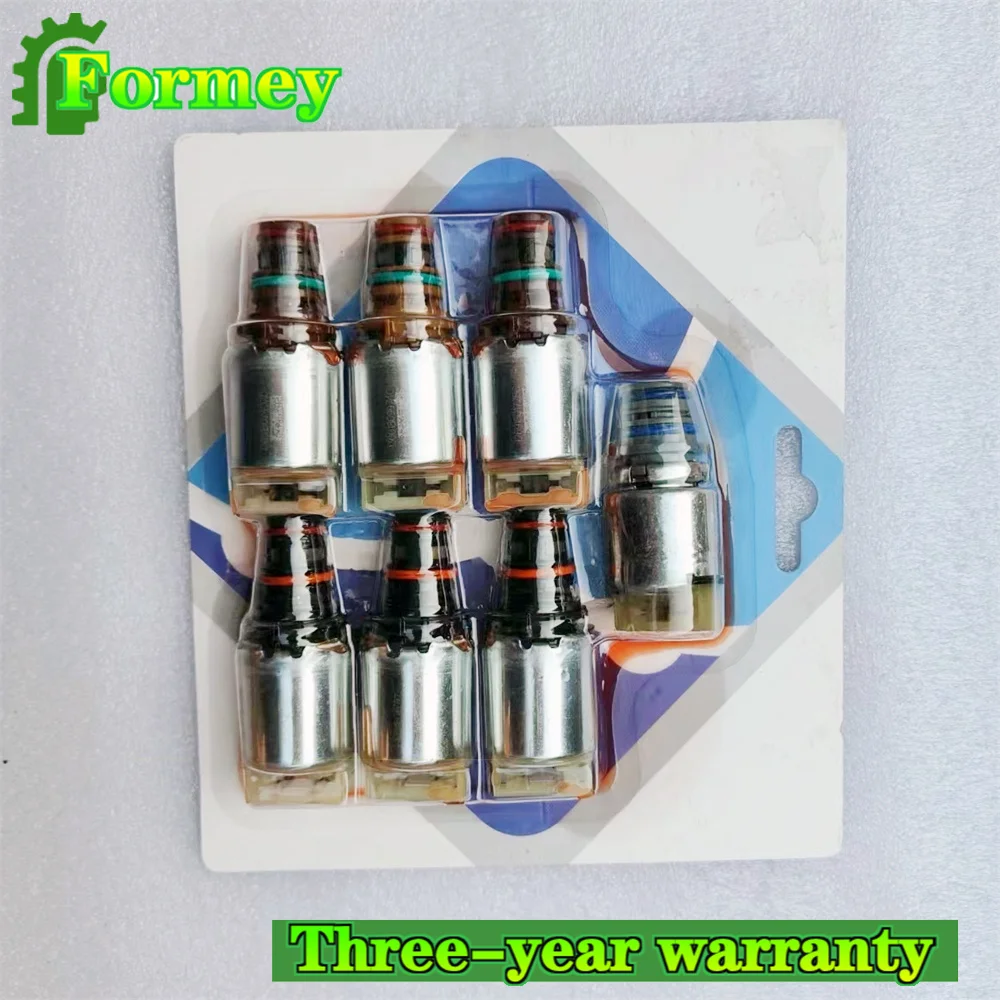 6R80 7PCS Transmission Valve Body Solenoids Kit Fits For Ford Explorer Ranger Mustang Territory Transit Everest F-150 2011-2017