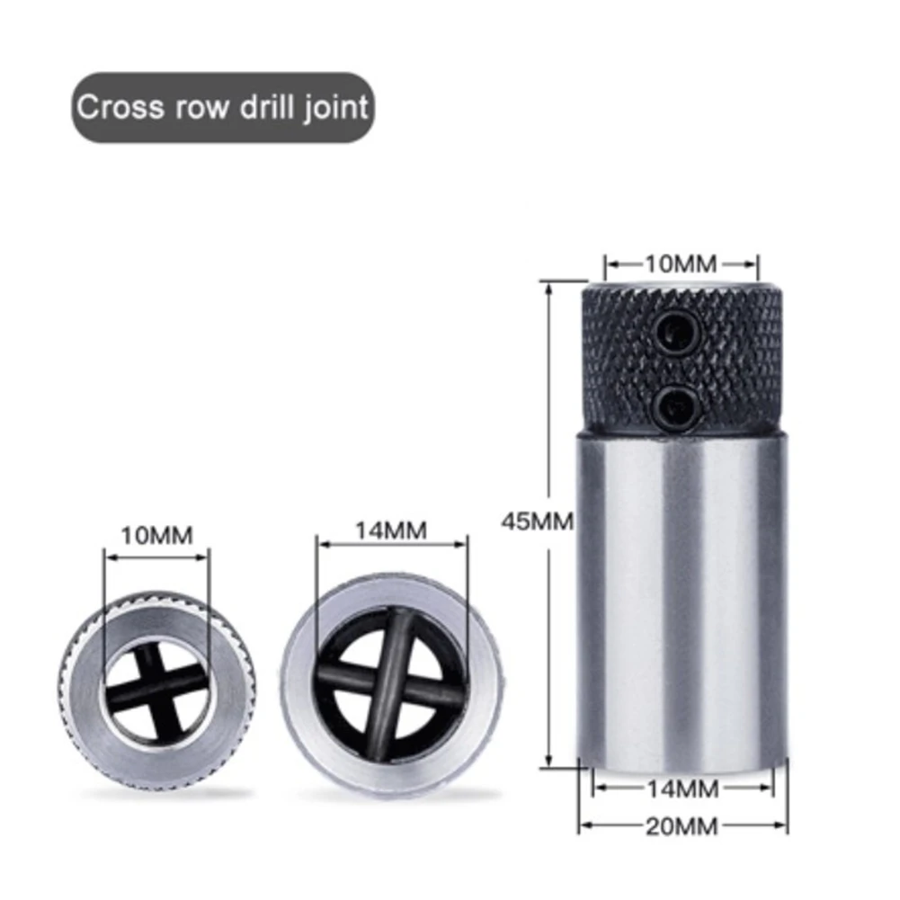 Imagem -03 - Carpintaria Broca Row Cross Sleeve Clamp Base para Máquina de Perfuração Adequado para Vários Bits de Broca
