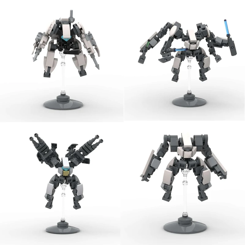 Mecha Warrior Blocks Model Boy Toys MOC Robot Action Anime Figure Building Blocks Kids Toys DIY Assembly Bricks Toy For Children