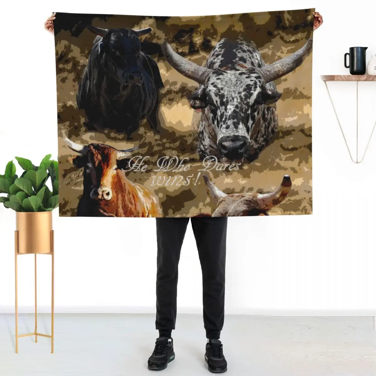 RODEO BUCKING BULLS. RODEO QUOTES Throw Blanket wednesday blankets ands Luxury St Soft Plaid valentine gift ideas Soft Blankets