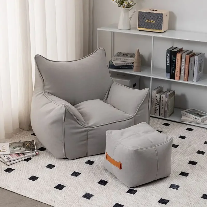 Single Lazy Sofa Bean Bag Chair Envelope with Filler Beanbag Corner Seat Sectional Couch