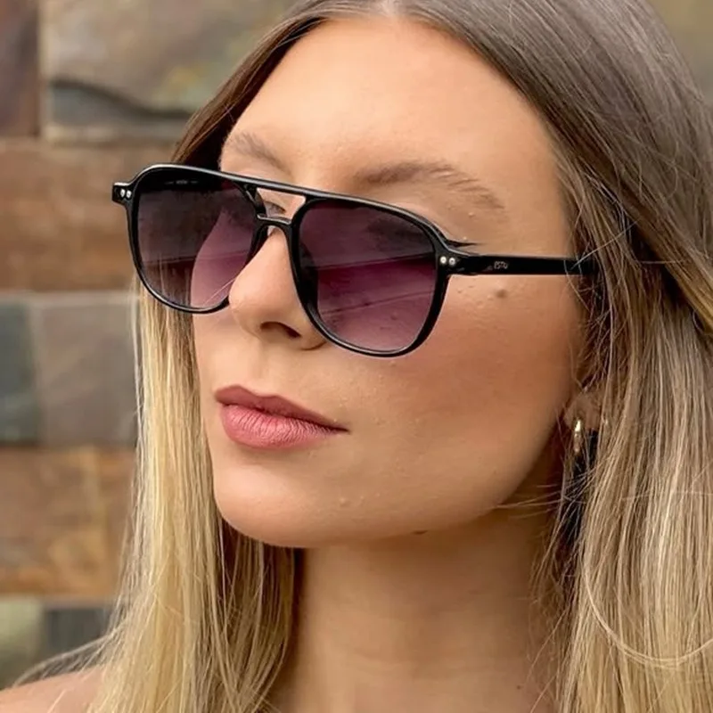 نظارات شمسية بإطار أنيق للنساء، نظارات شمسية للحماية من الأشعة فوق البنفسجية 400