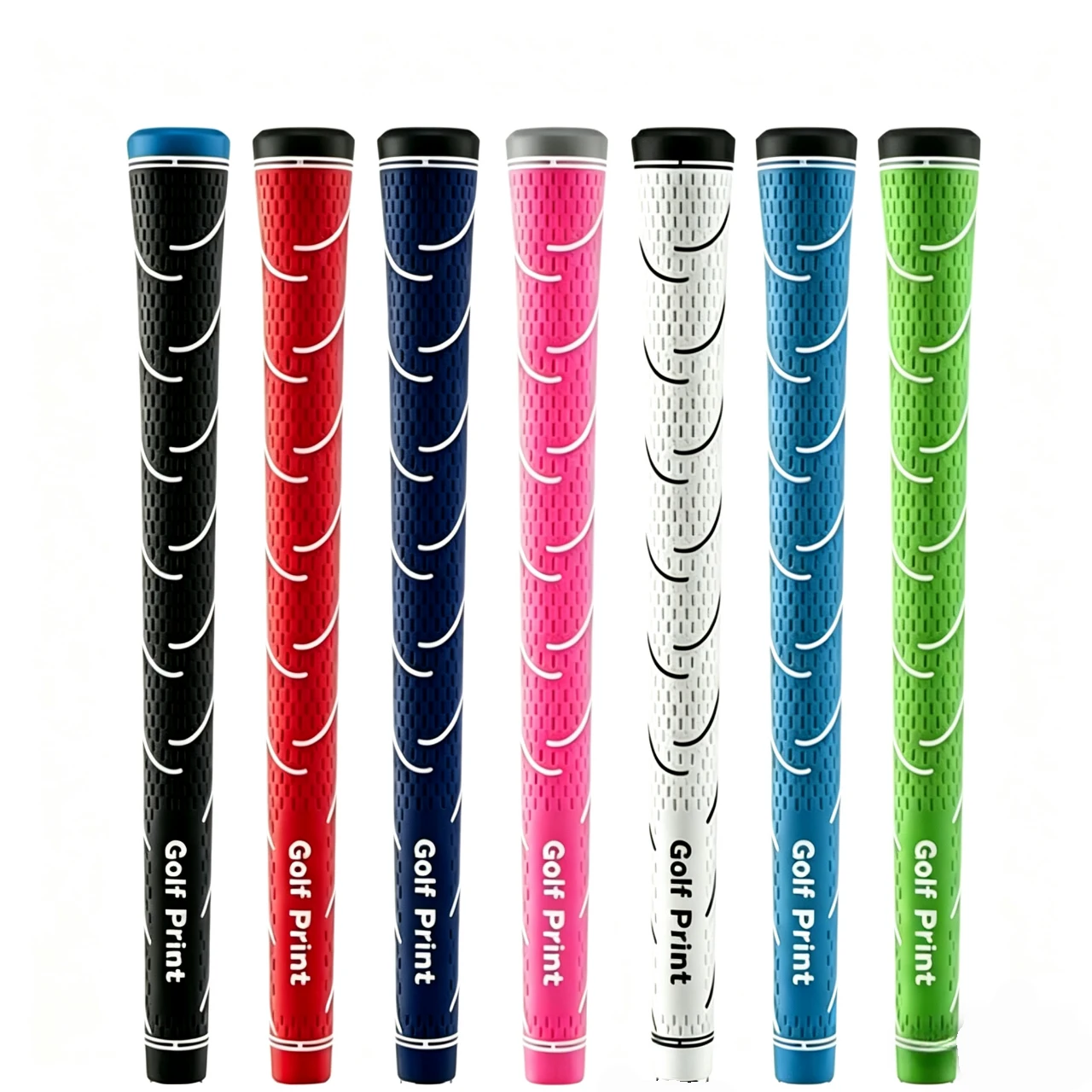 golfprint-13-pieces-poignees-de-golf-en-caoutchouc-souple-poignees-de-club-de-golf-standard-7-couleurs-accessoires-de-golf