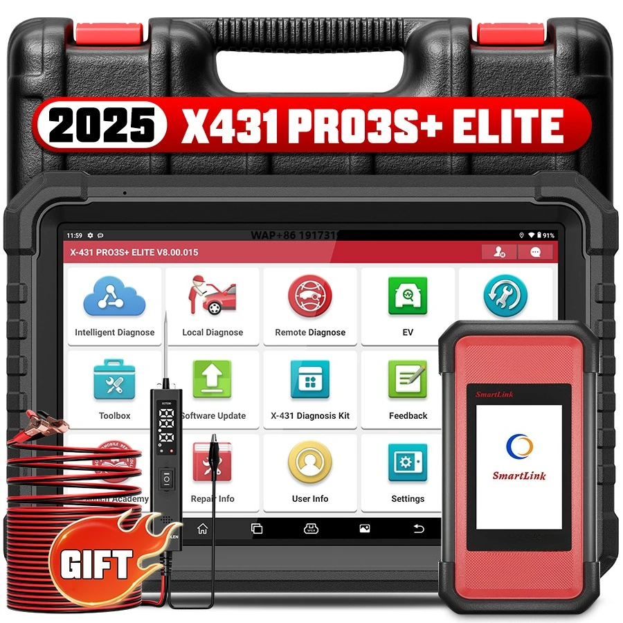 

Склад ЕС: Профессиональный автомобильный диагностический сканер X431 PRO3S+ ELITE с двунаправленной диагностикой, картой топологии и программированием J2534