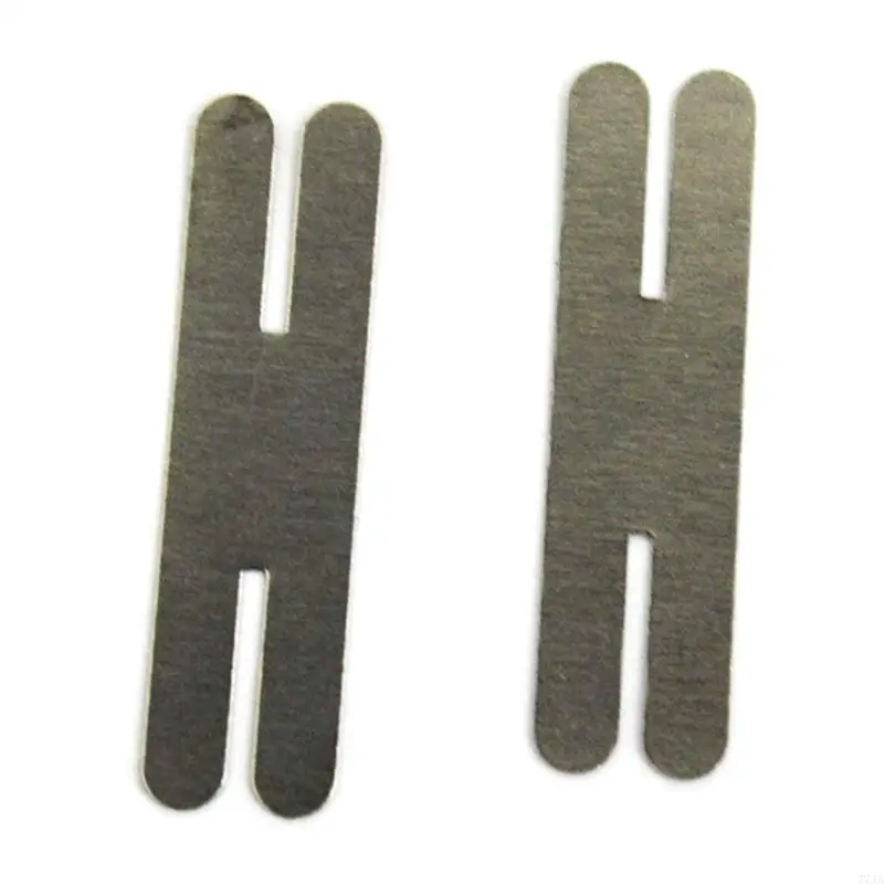 77JA Dải dây đeo bằng thép mạ niken Loại cho pin đóng gói điểm hàn Thiết bị thợ hàn 100pcs/lô 0,2x30x8mm