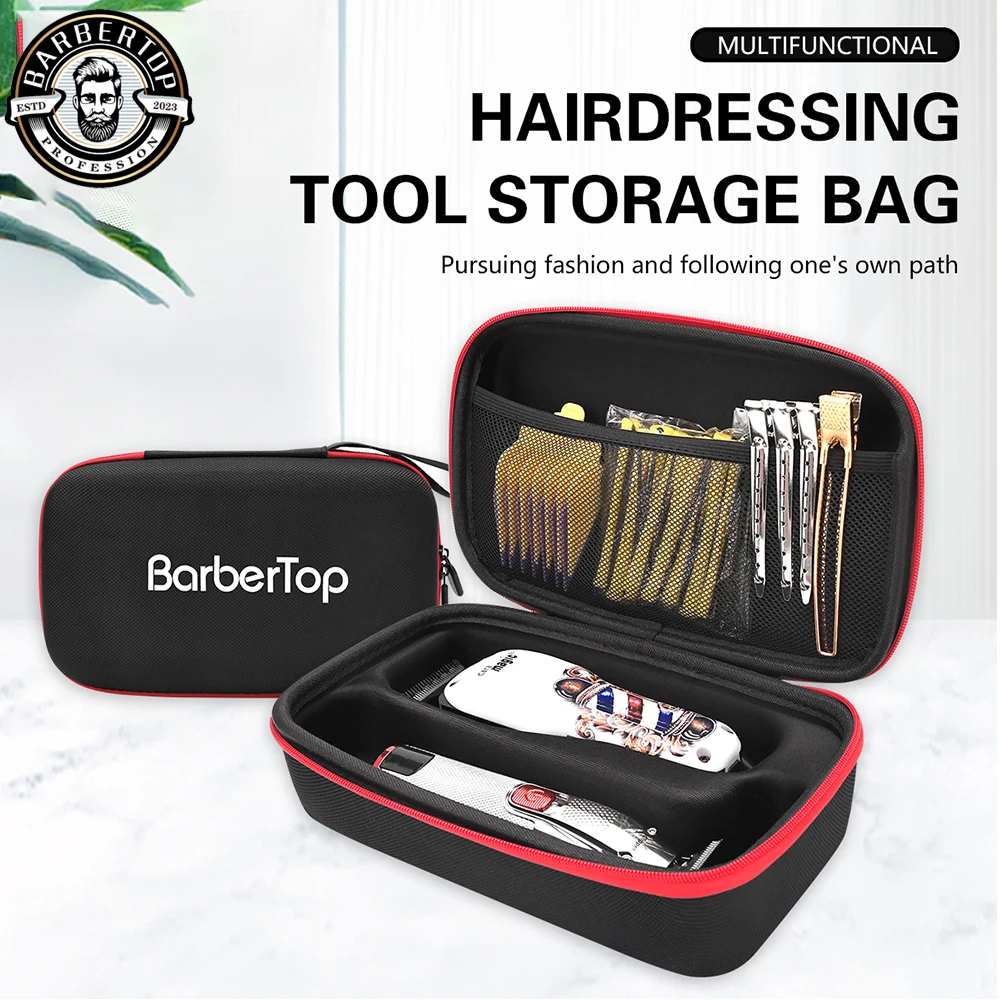 

Barbershop Storage Bag Barber Scissors Shavers Storage Box Highcapacity Salon Hair Dryer Display Case Durable To Fall Travel Bag