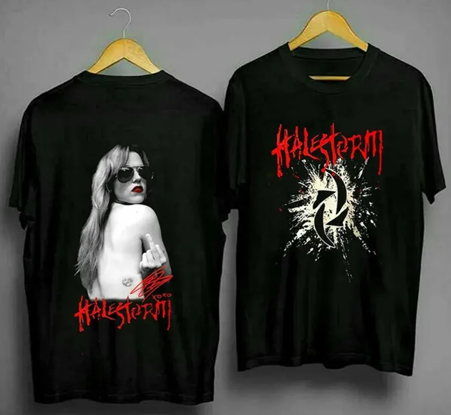 Halestorm rock band black T-shirt Unisex All sizes S-5Xl double-sided JJ3187