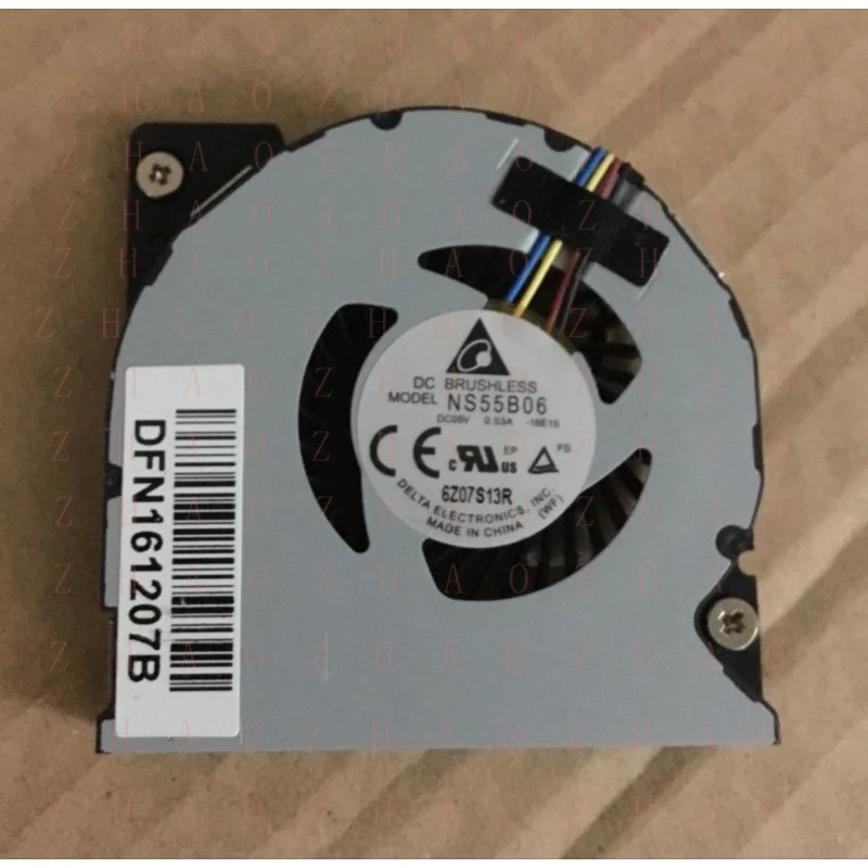 

Вентилятор охлаждения для ноутбука L+ FOR DELTA BRUSHLESS NS55B06, DC 5V 0.53A, 4-контактный, модель DFN161207B