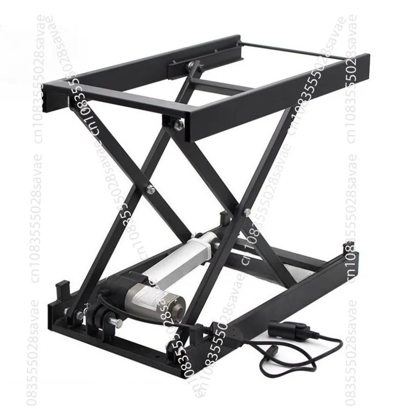 

Smart living room home electric lift coffee table brewing table iron frame, automatic lift