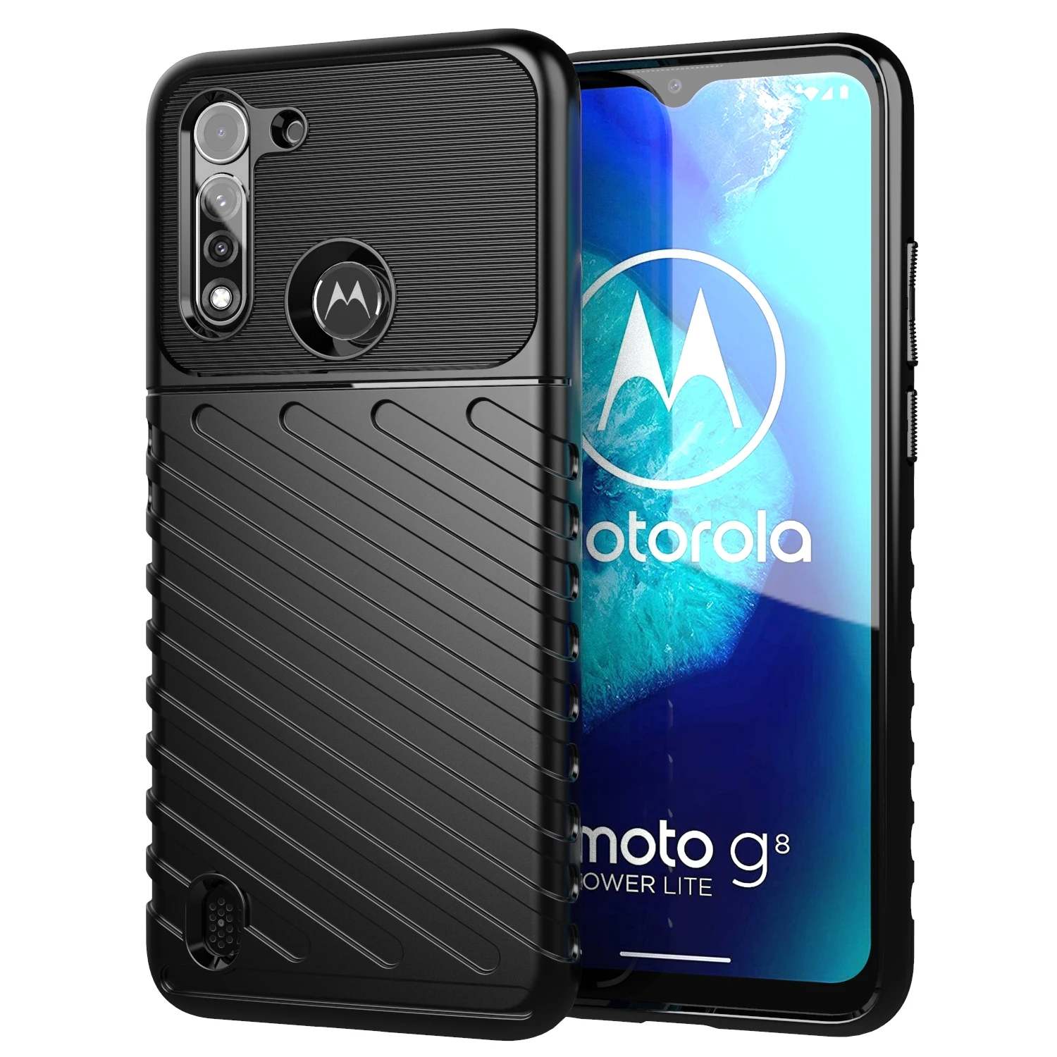 Luxury Case Cover Shockproof Silicone Phone Case For Moto G8 Power Lite