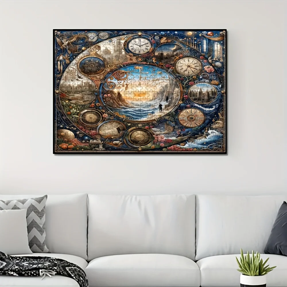 ปริศนาสำหรับผู้ใหญ่ 500/1000 ชิ้น |   เกมครอบครัวที่สนุกสนานและคลายเครียดคุณภาพสูง เหมาะสำหรับวันเกิด คริสต์มาส ฮาโลวีน และเป็นของขวัญ