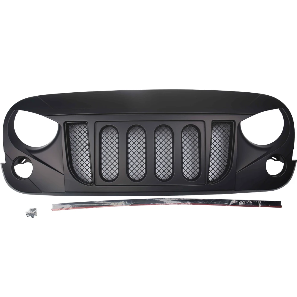 Truck Front Grille Mesh J215 ABS for jeep JK for wrangler 2007-2017 Replacement Performance