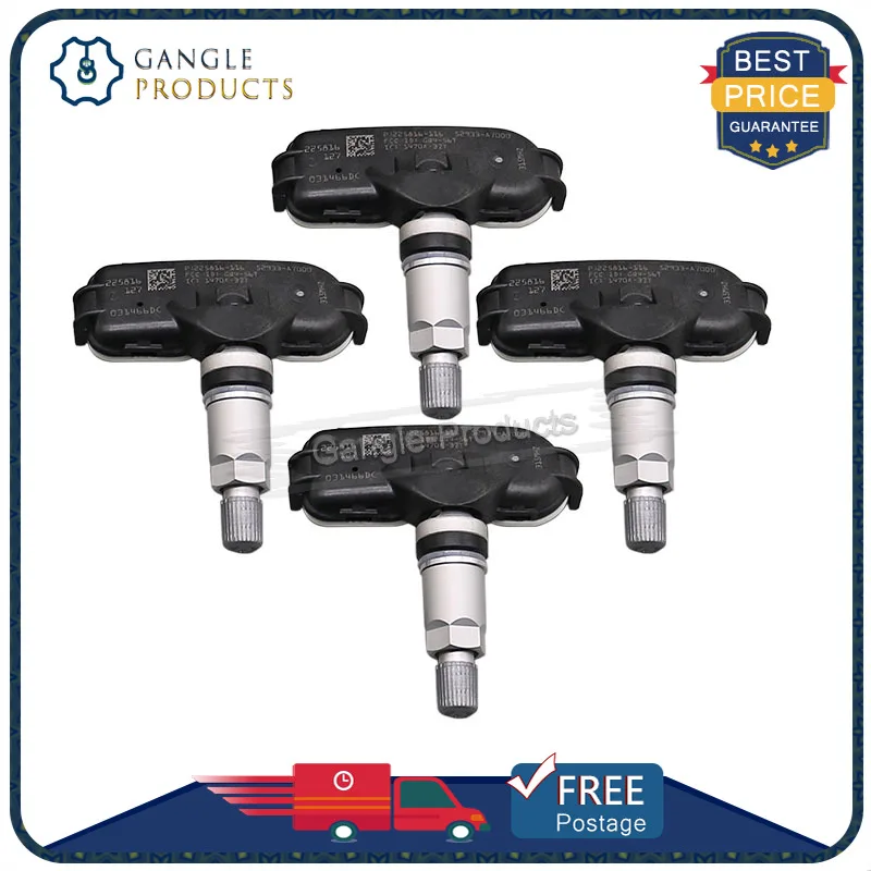 Capteur TPMS 52933-A7000 pour Hyundai Elantra Coupé et Kia Forte, Système de permission de Pression TPMS, 315Mhz, 4 Pièces