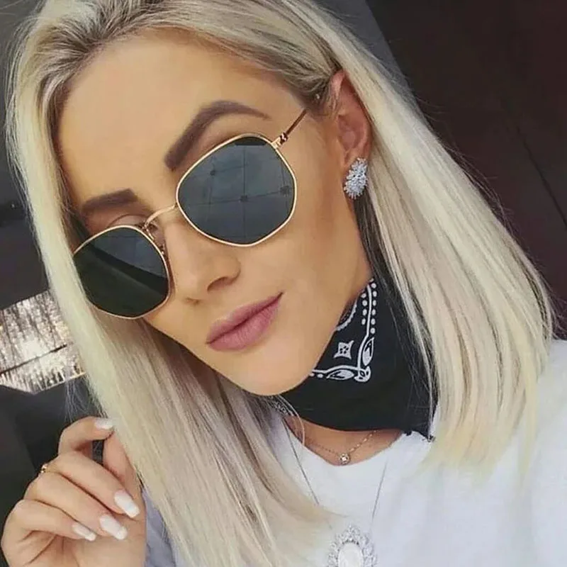 Nowe metalowe męskie okulary przeciwsłoneczne marka projektant okulary przeciwsłoneczne Vintage kobiety kobiece klasyczne okulary do jazdy Uv400 2023