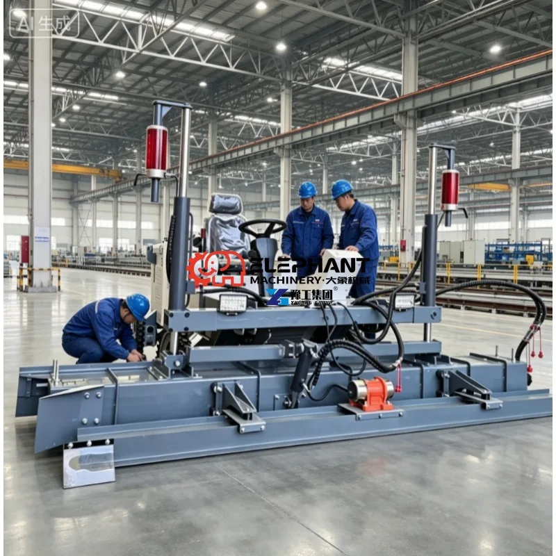 Concrete Laser Leveling Screed Machine Cement Floor Screeding Equipment for Large Area Commercial Building Construction