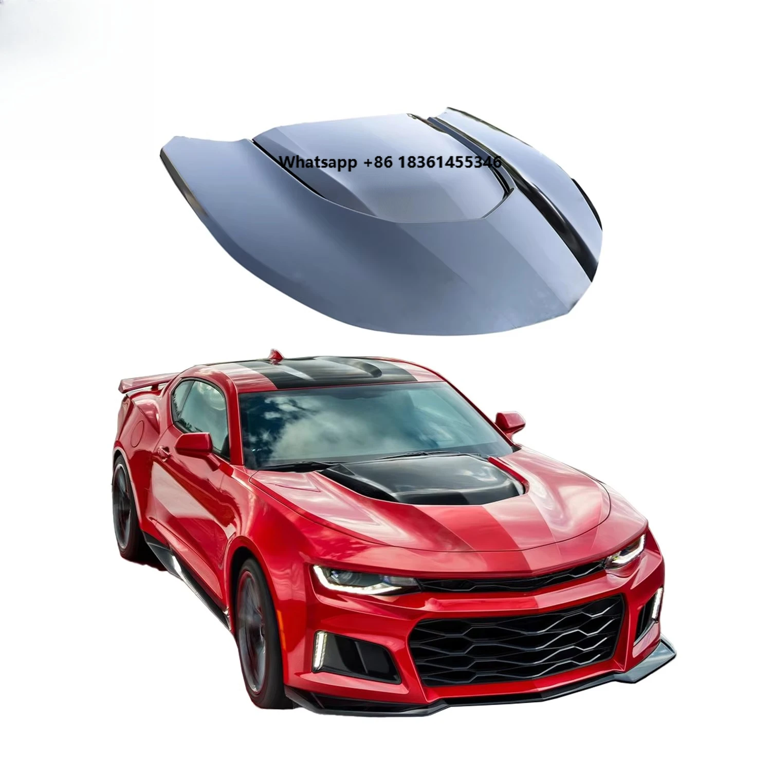 

For Camaro 2016-2018 STROVAN ZL1 Style Aluminum Carbon Hood