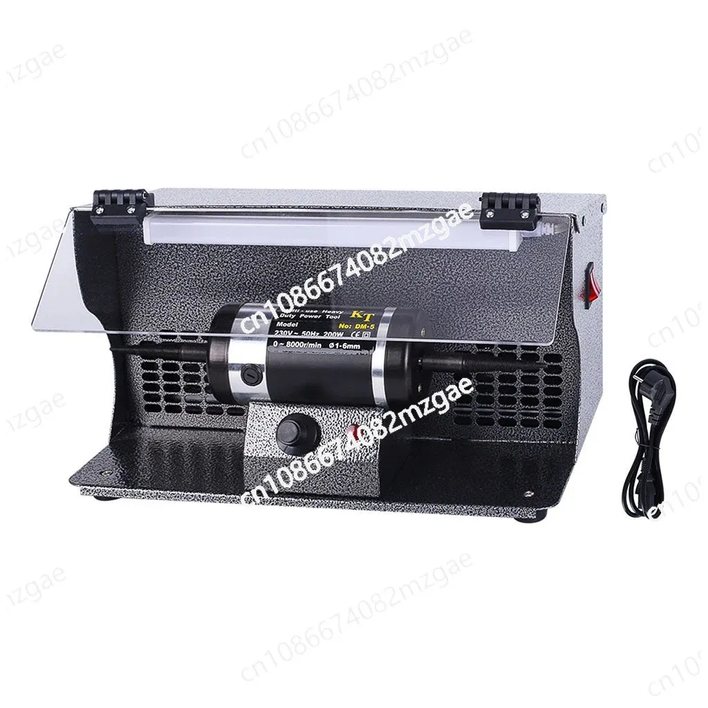 

DM-5 Вакуумная полировальная машина Настольная тканевая турбина с двойной головкой и шлифовальной машиной с регулируемой скоростью трубки лампы