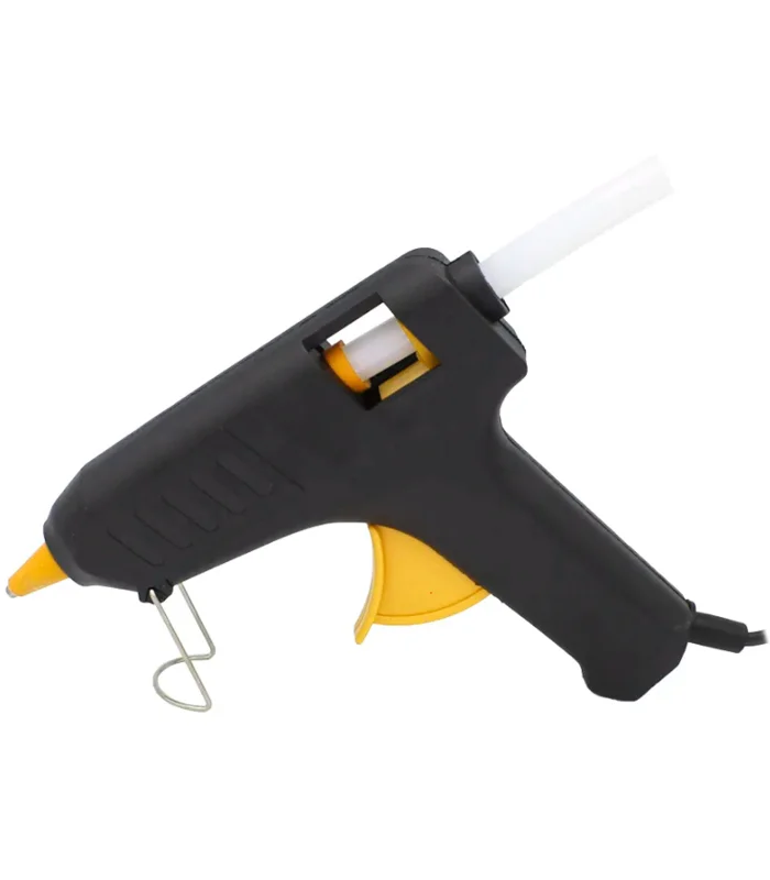 Tradineur 60W hot silicone gun, Brico model, glue gun, gluing, includes 2 silicone bars and cable