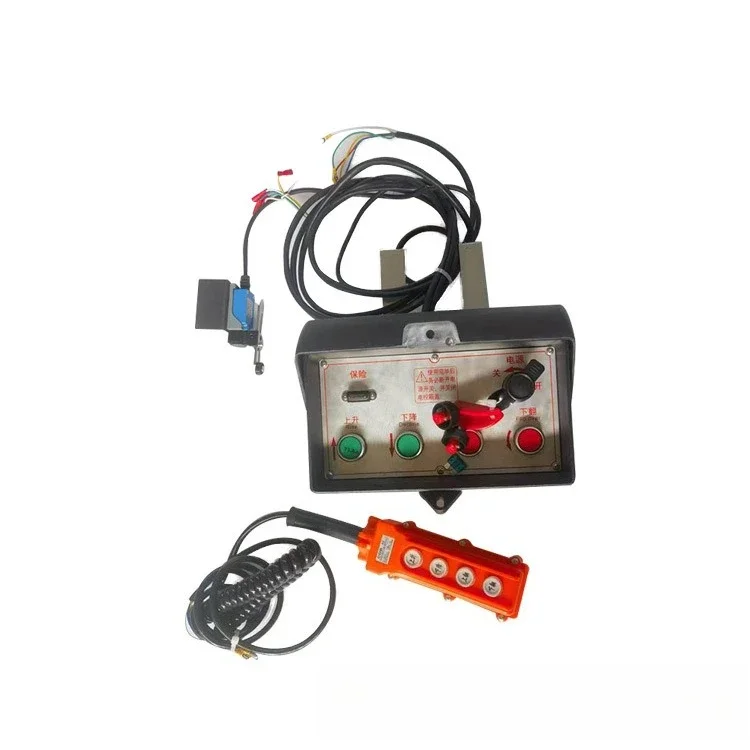 special tail plate 3 key 4 key wire control box, wire control box with handle spring wire