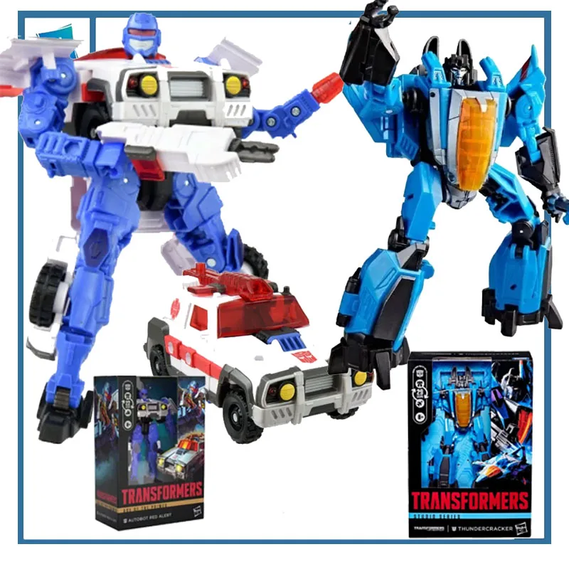 

Hasbro Genuine Transformers Thundercracker Autobot Red Alert Action Figure Toys for Boys Gift Collectible Model Ornaments