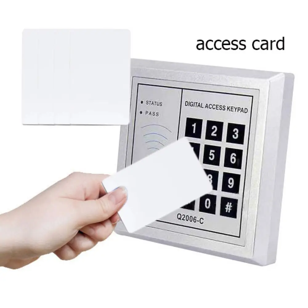 10pcs 13.56MHz Frequency ICID Access Control Card Blank 1K S50 Chip Attendance Management Card PVC Dual Chip Clone Card