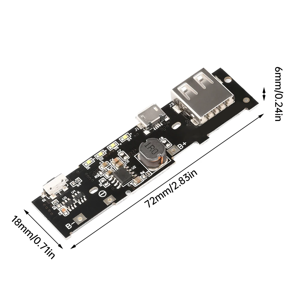 DC 5V 2A USB Power Bank Charge Module 18650 Battery Li-ion Lithium Cells Pack Charging PCB Circuit Board For Xiaomi Huawei