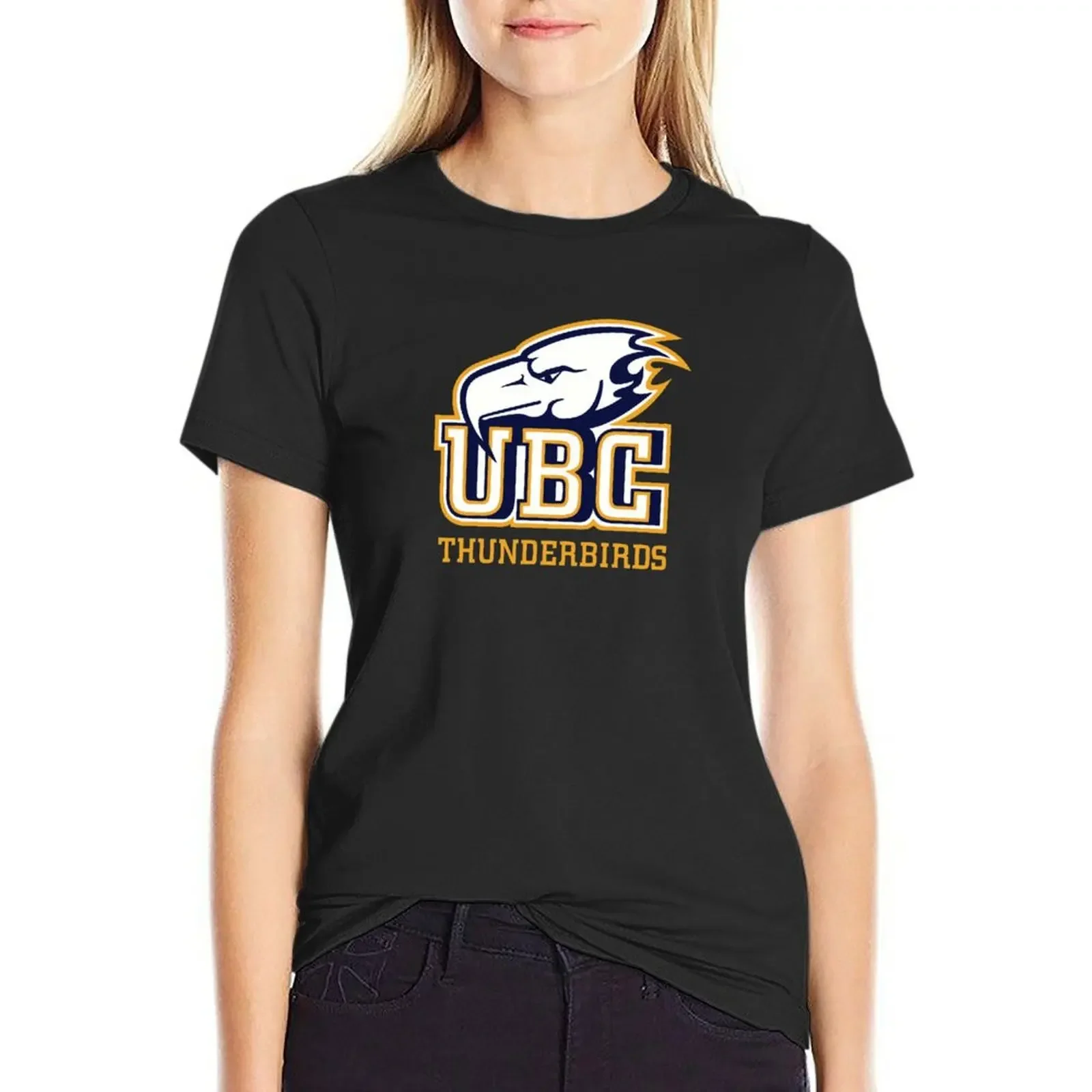 

UBC Thunderbirds icon T-Shirt vintage clothes female plus size tops funny t shirt Women