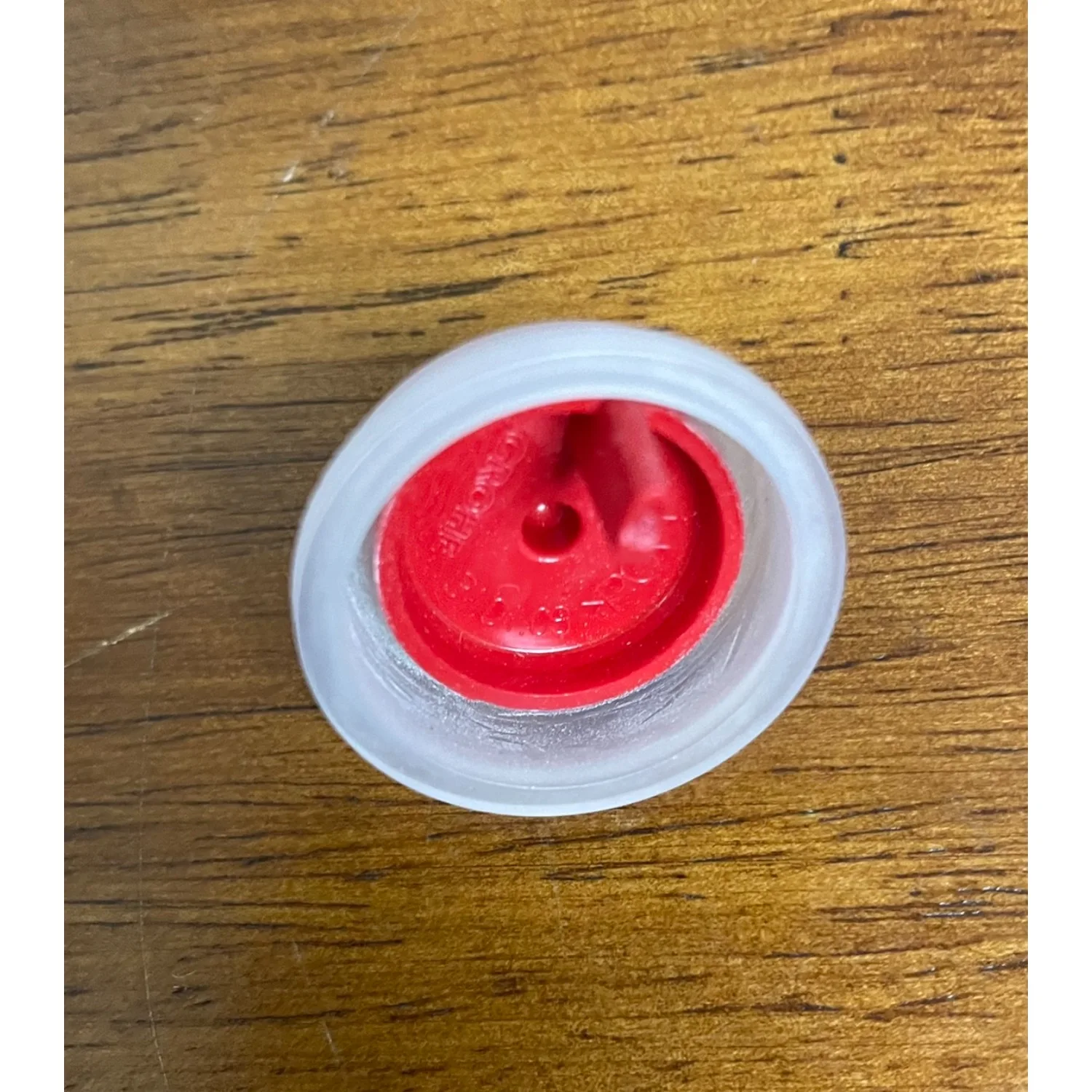 100 Pieces Concealed Toilet Tank Stop Valve Diaphragm Compatible with GROHE Wall Hung Toilet Stop Valve Red Cap 43758