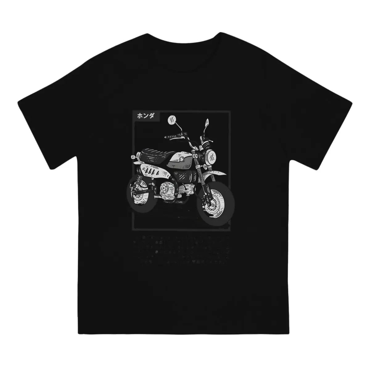 

Leisure Monkey Japan T-Shirt for Men Crewneck Cotton T Shirts H-Hondda Short Sleeve Tees Summer Clothing