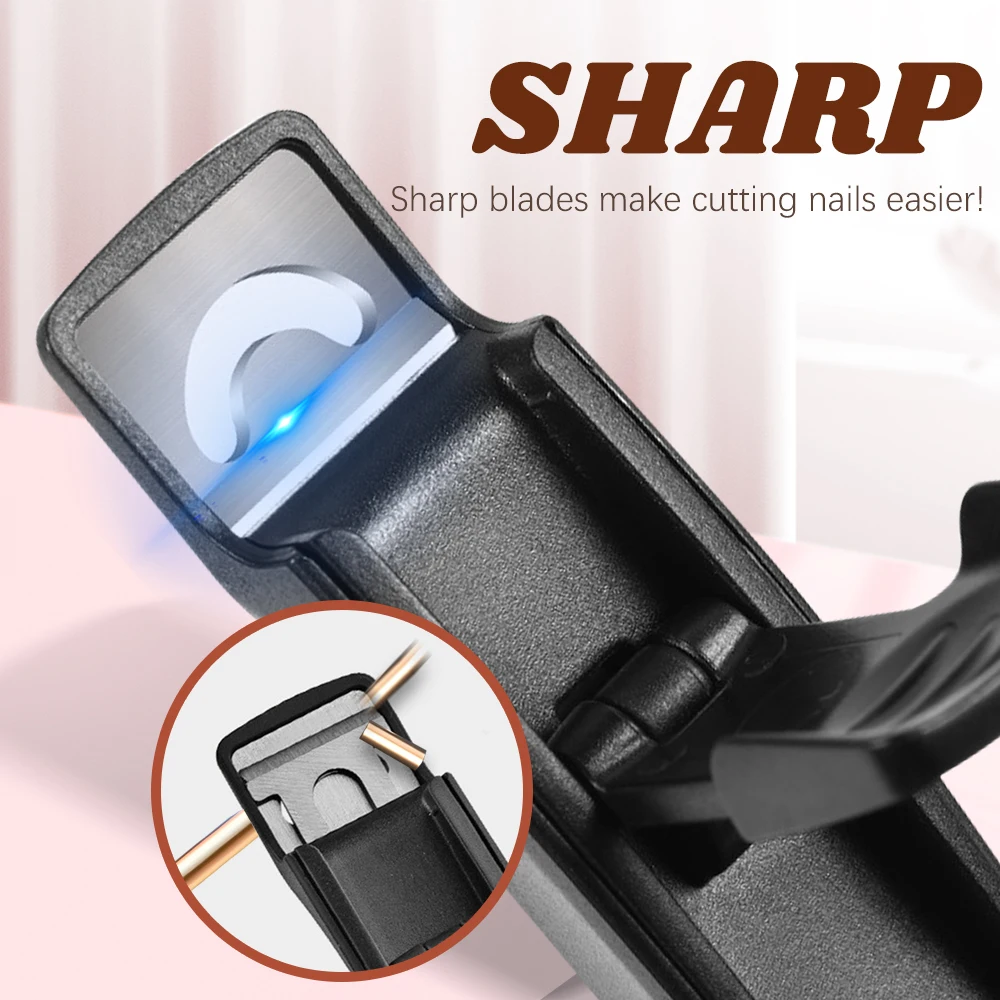 1 個アクリル爪切りカッター爪偽ネイルチップ延長爪マニキュアツール自宅のネイルアートサロン