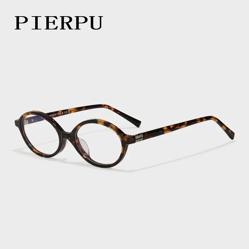 Vintage Luxury Designer brand Acetate Frame Round retro Acetate eyewear For Small Face Myopia reading Women Prescription Glasses