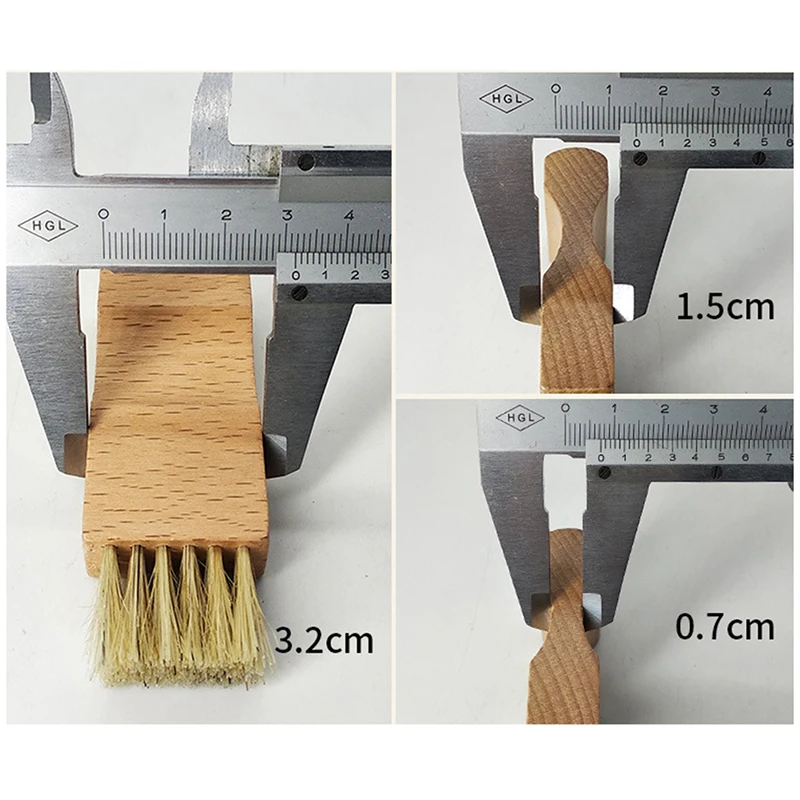 1PCS Portable Shoe Brush Leather Shoes Accessories Oil Polish Tool Bristle Shoe Brush Mini Brush Clean