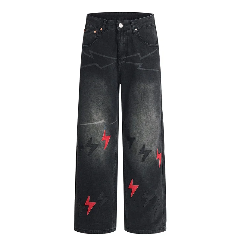 

New Town Guangzhou Men's Jeans Spring Style Hong Kong High End Thirteen Line Versatile Elastic Straight Casual Long Pants