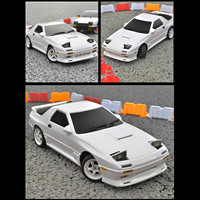 Toys 1/18 Mini LDRC RX7 LD1802 RC Racing Car RWD Gyroscope Wireless Control TOUCAN Electric Drift Vehicles Model for Boys Gifts